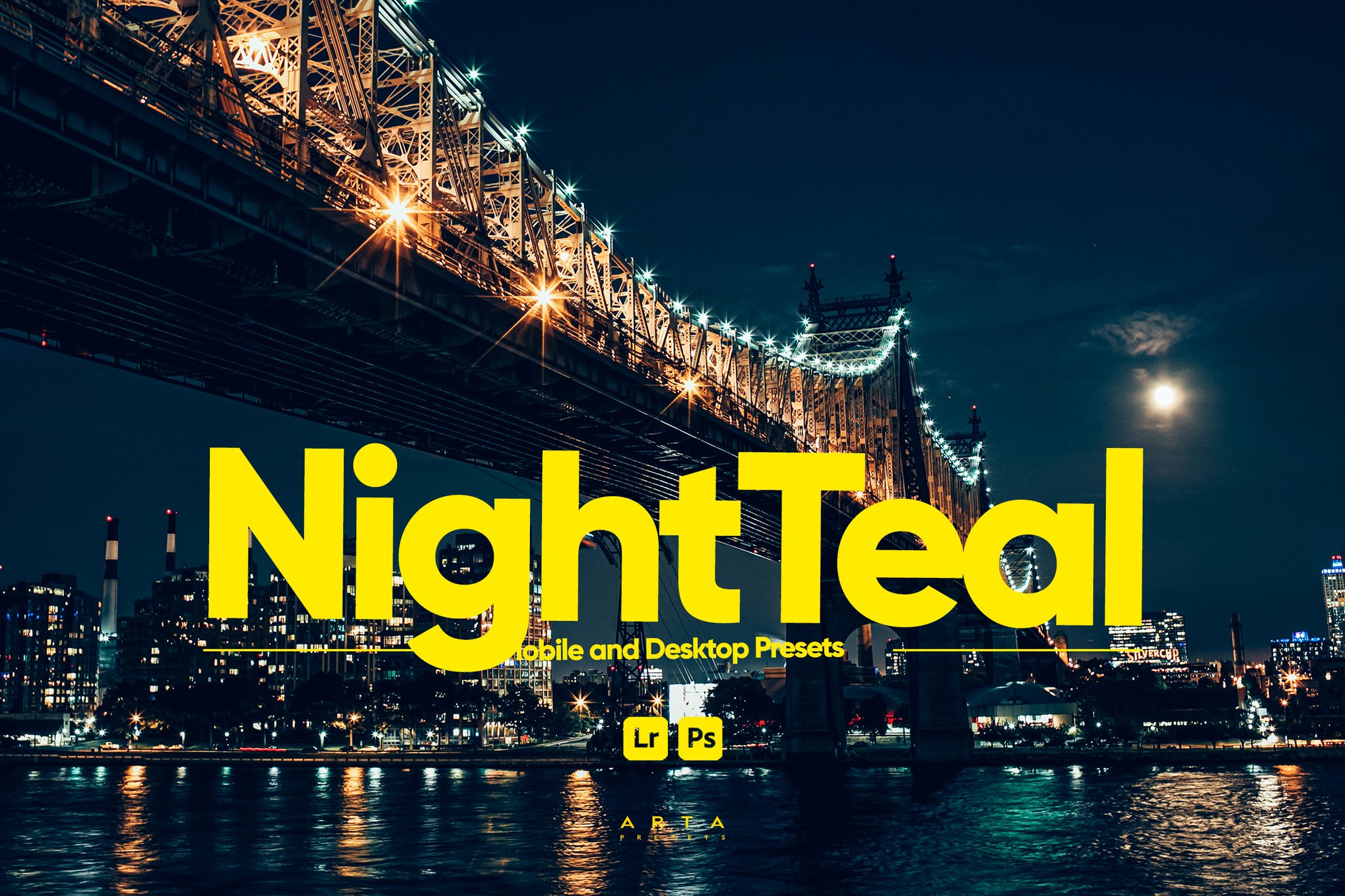 ARTA 城市夜景专业摄影预设包下载 – NightTeal Lightroom Presets for Mobile and Desktop