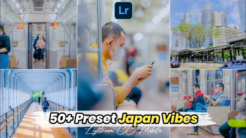 50个火爆全网的日系蓝黄治愈色调Lightroom预设 Preset Japan Vibes