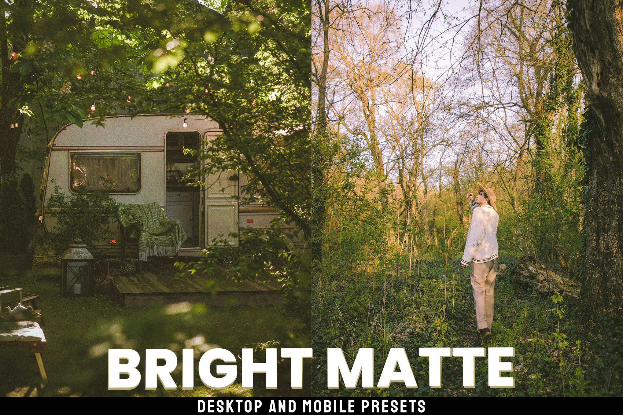 Bright Matte哑光胶片预设 – 桌面和移动预设Bright Matte – Desktop & Mobile Presets