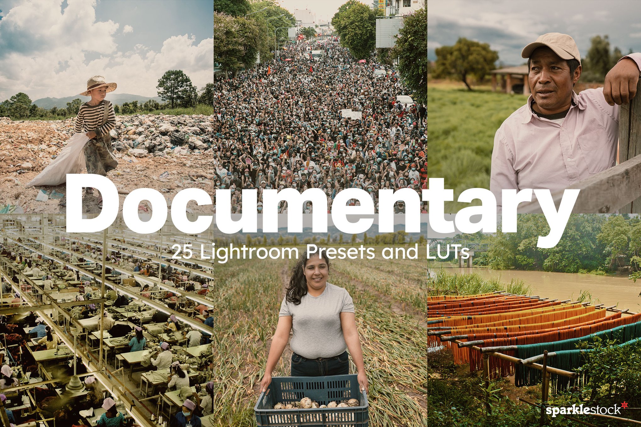 25个纪录片LR预设和视频luts：Documentary Lightroom Presets and LUTs