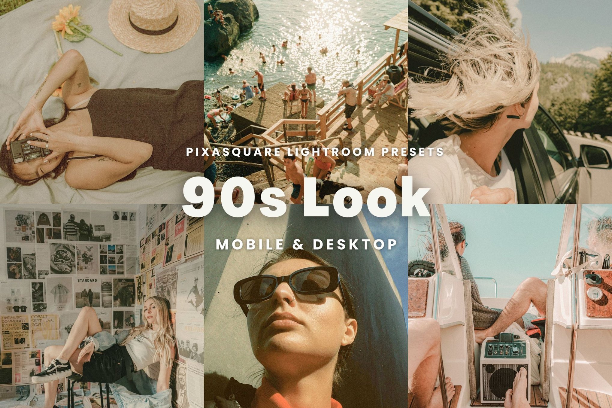 90 年代氛围复古外观LR预设90s Vibe Look Lightroom Presets