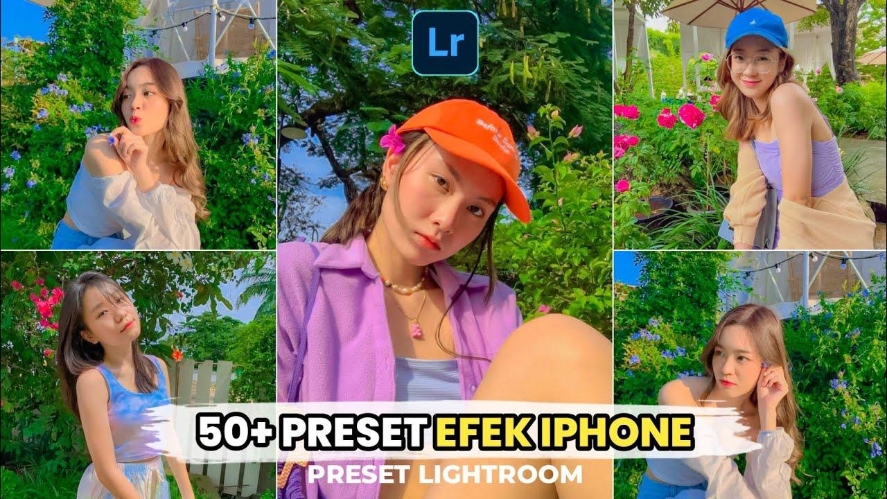 50个韩系清新自然户外人像预设 Preset Efek IPhone VIII 适合多种户外场景