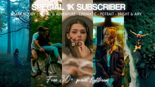 电影暗调、喜怒无常、人像、旅行与冒险预设